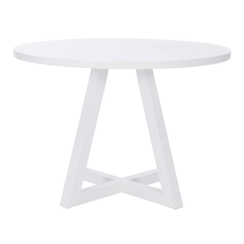 Catron White Round Dining Table