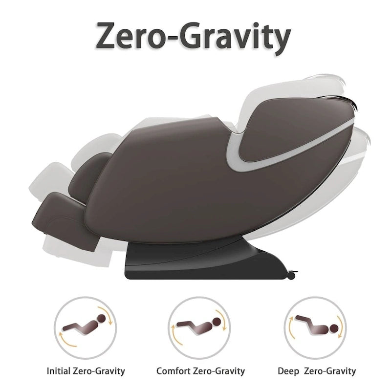 Zero Gravity Massage Chair Recliner with Airbag Heat Bluetooth and Foot Roller