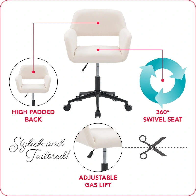 CorLiving Marlowe Upholstered Task Chair