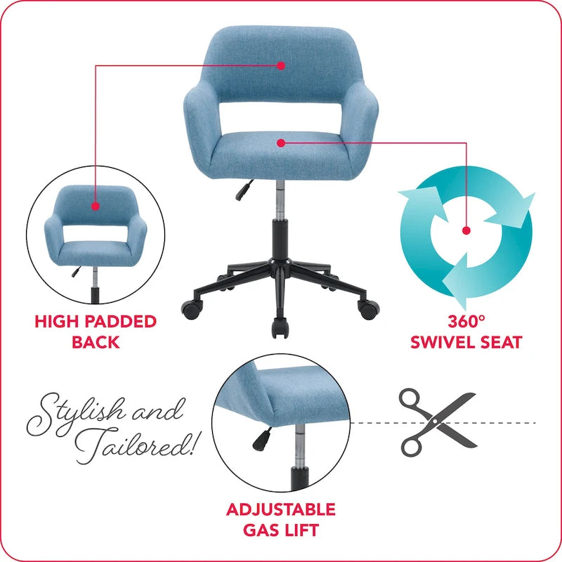 CorLiving Marlowe Upholstered Task Chair
