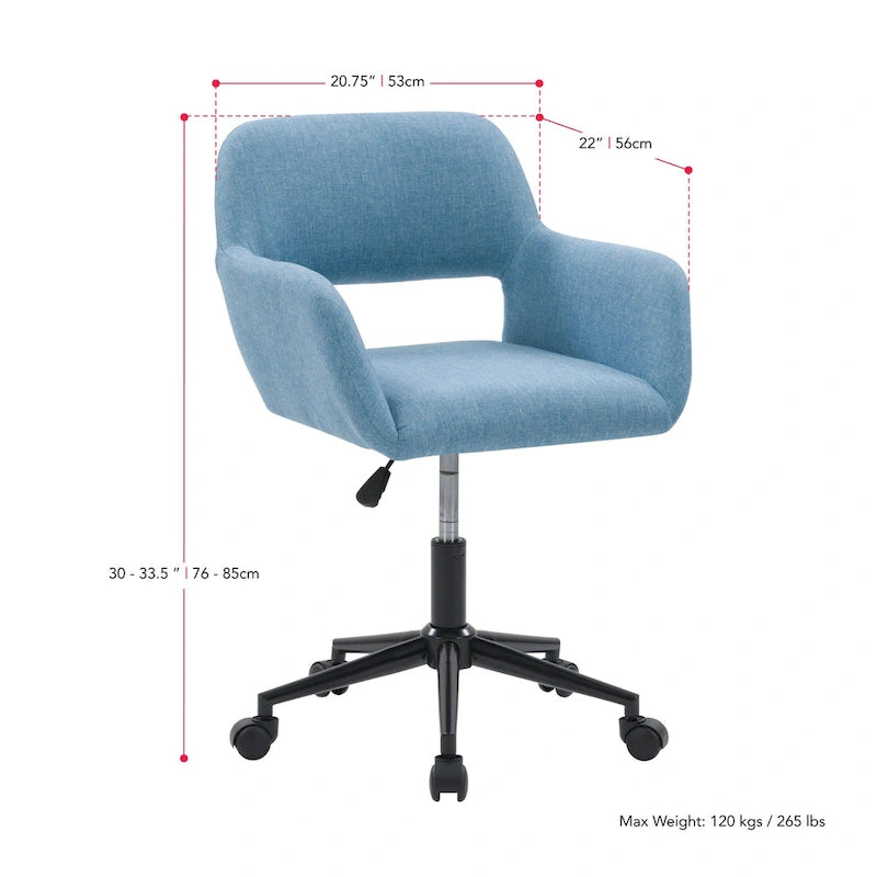 CorLiving Marlowe Upholstered Task Chair