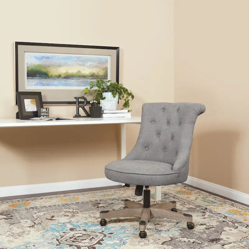 Porch & Den Joliet Tufted Home Office Chair