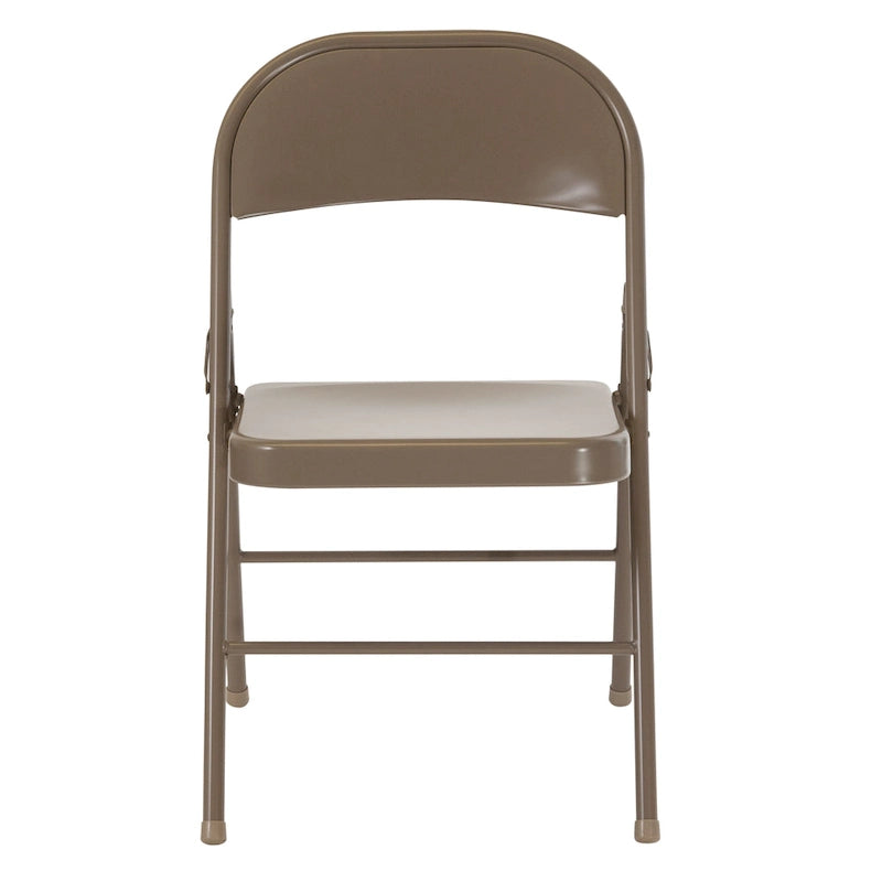 2 Pack Double Braced Metal Folding Chair