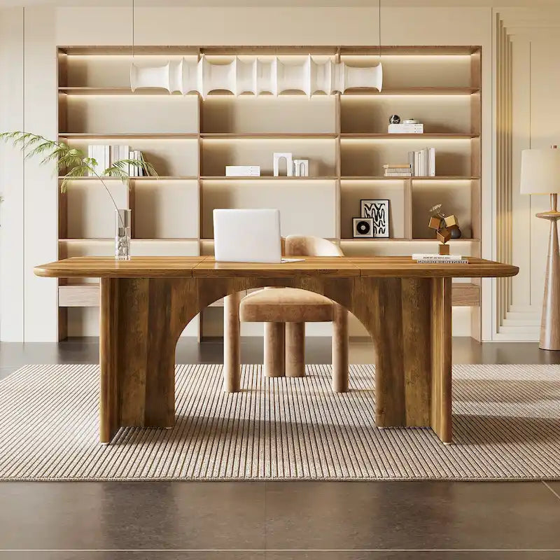 63 Executive Desk, Large Computer Desk Modern Home Office Desk
