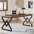 63-in Executive Desk, Larg Computer Desk for Home Office