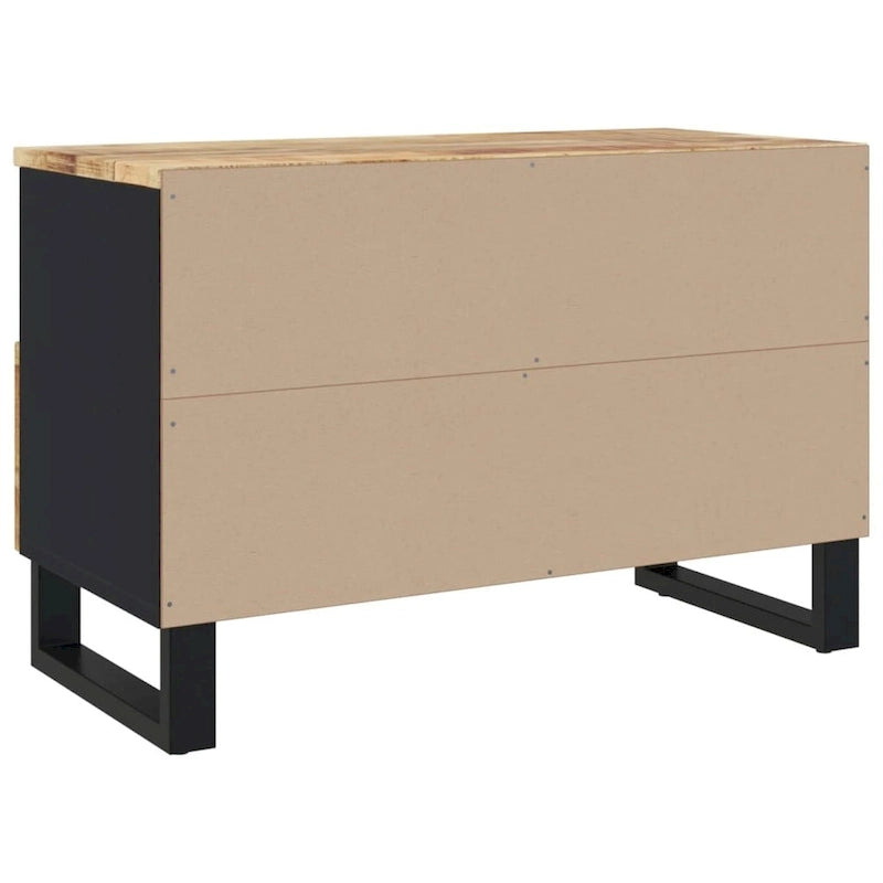 vidaXL TV Stand 27.6x13x18.1 Solid Wood Mango