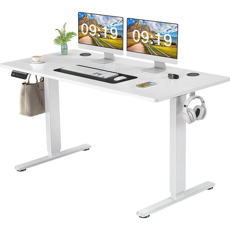 Electric Height Adjustable Sit-to-Stand Ergonomic Desk with Memory Settings