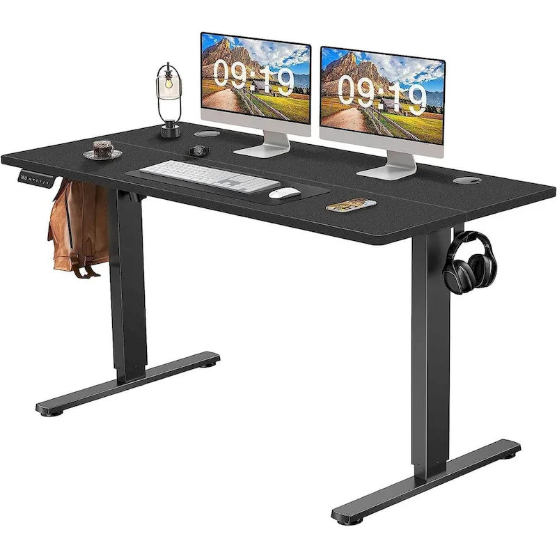 Electric Height Adjustable Standing Desk,Sit to Stand Ergonomic Computer Desk,55 x 24