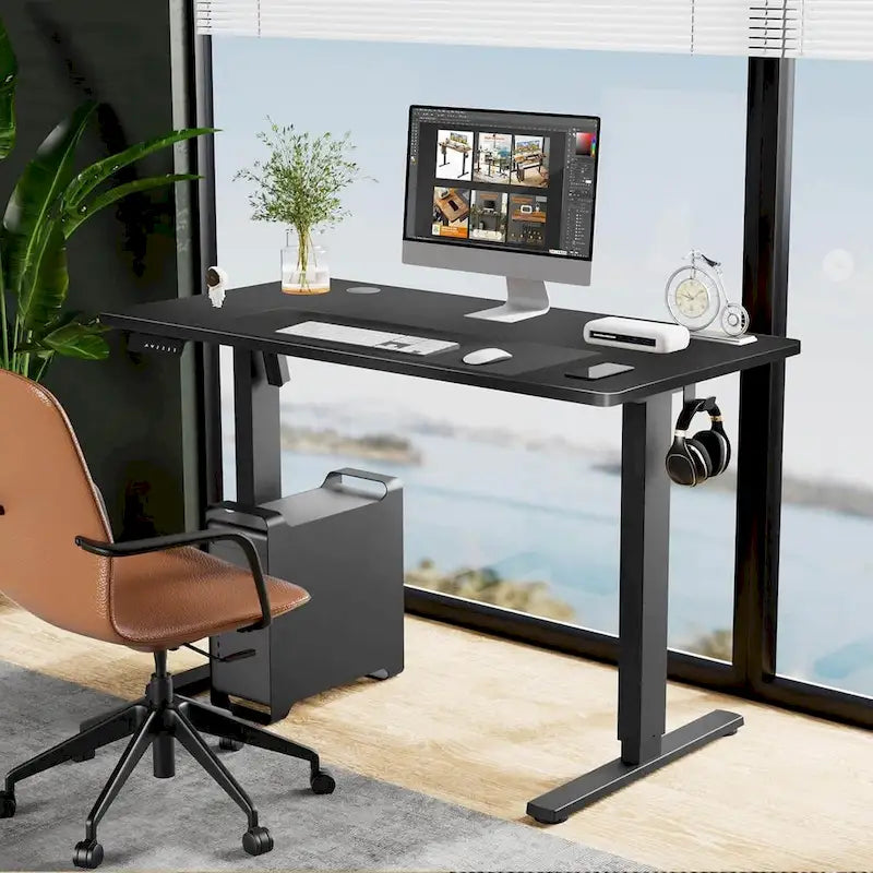 Electric Height Adjustable Sit-to-Stand Ergonomic Desk with Memory Settings