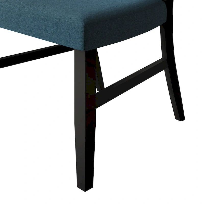 Contemporary Upholstered Dining Chair with Cane Motif Backrest in Mixed Colors